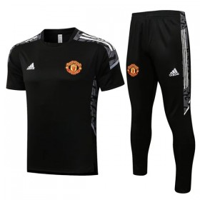 Manchester United Champions League Trainingsshirt Pak 2022-23 Zwart Wit